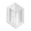 NEW TRENDY Kabina prysznicowa przesuwna SMART BLACK 110x80 EXK-4129